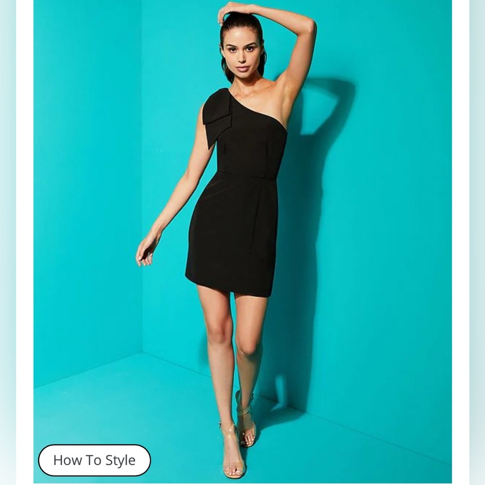 Deliah One Bow Shoulder Mini Dress - Size 4